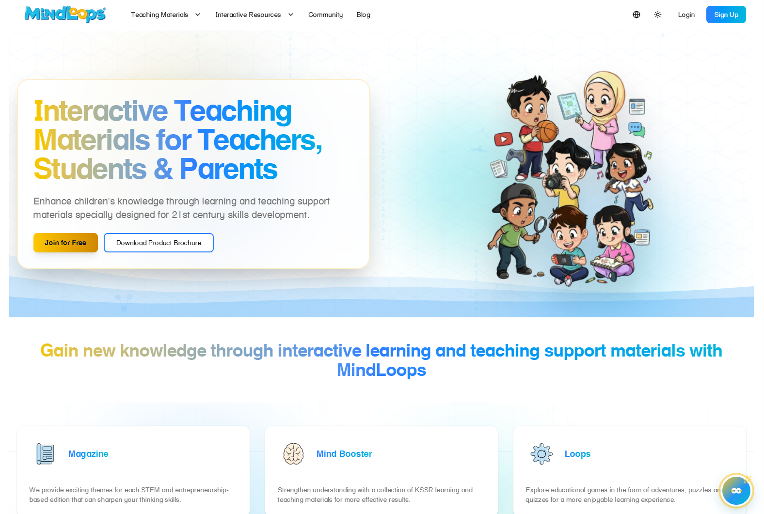 MINDLOOPS learning platform