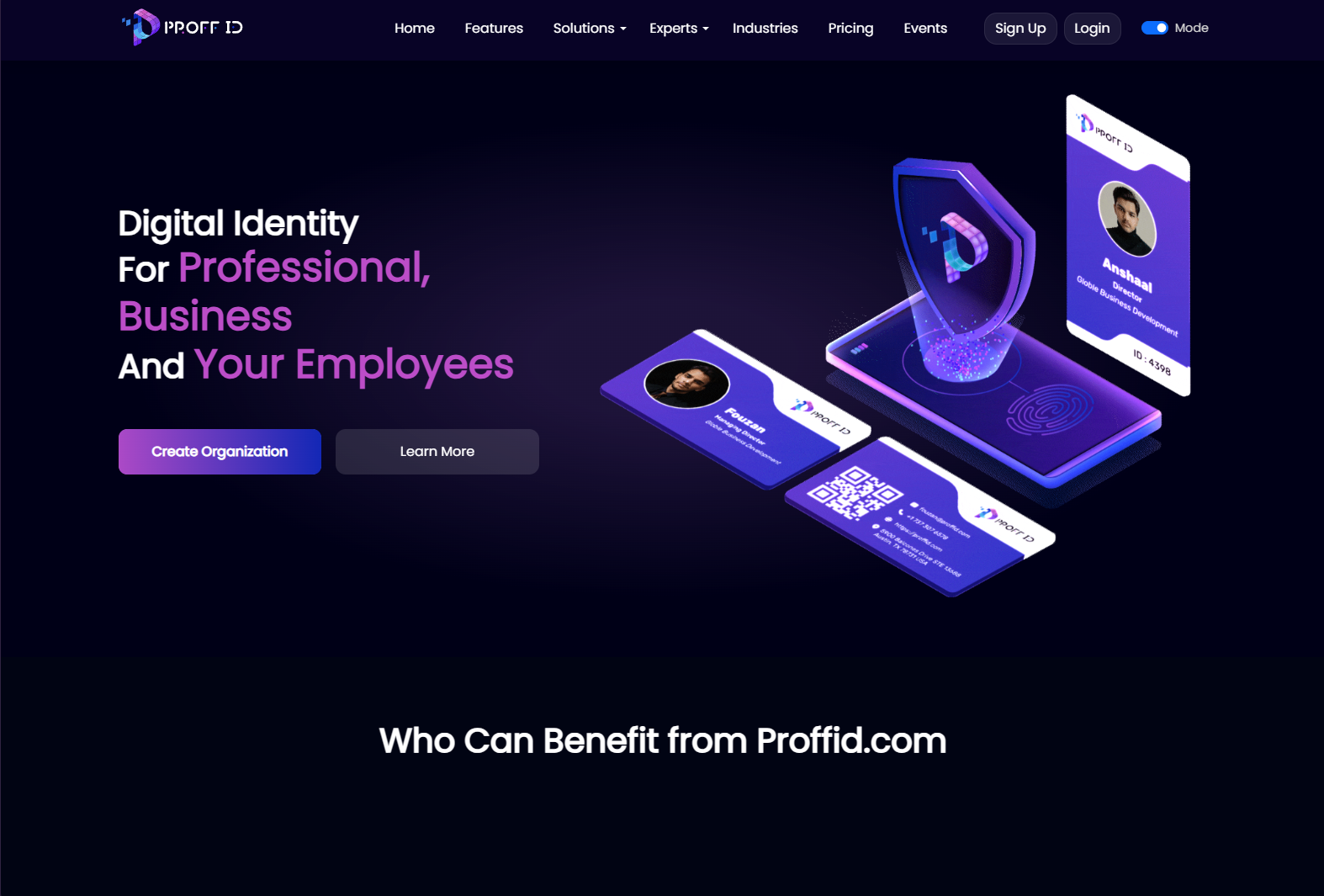 Proffid Web Platform